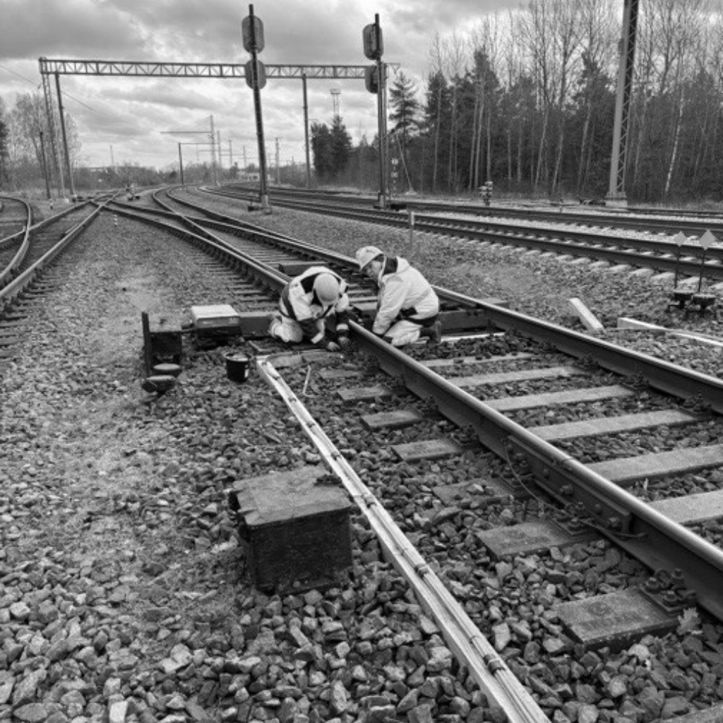 Image of electrification of the Vilnius–Klaipėda section (Draugystės St.)